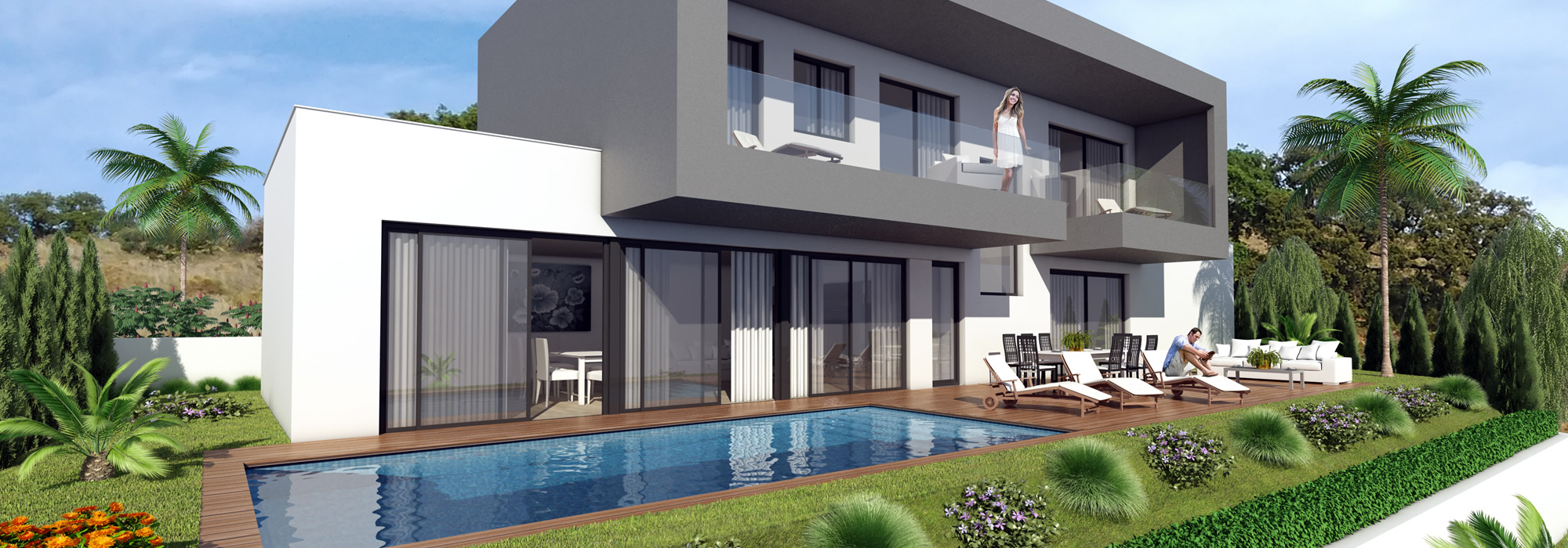 Modern Built Spanish Villas